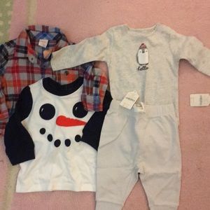 6-12m lot, 4 items all new with tags!